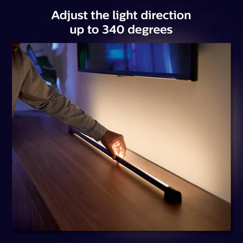 Miniatura 6 de Philips Hue - Tubo de luz LED inteligente grande, blanco - Luz LED de cambio de color blanco y ambiente de color - 1 paquete - Sincronización