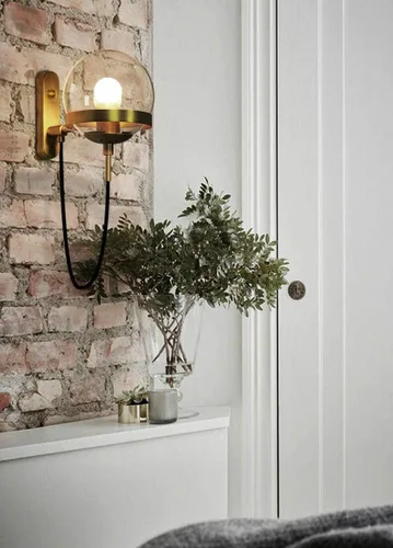 Miniatura 2 de Lámpara de pared de metal vintage, lámpara de pared retro antigua con estilo, apliques de pared, iluminación de pared, estilo retro, globo