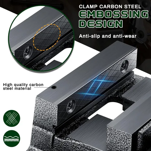 Miniatura 5 de Prensa de taladro para herramientas, prensa de metal, para banco de trabajo, con 2 almohadillas magnéticas, juego de almohadillas múltiples