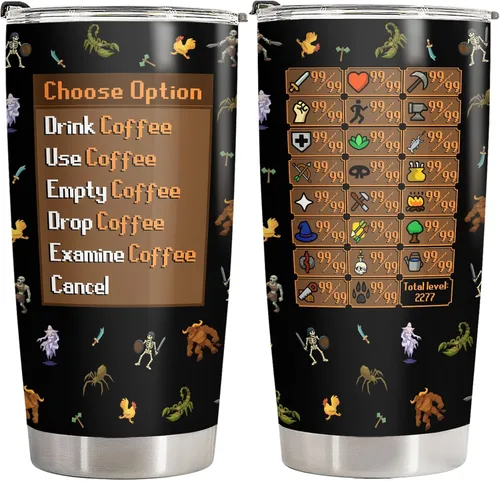 Miniatura 19 de 34HD Vaso dorado de 20 onzas – Thank You for Being a Friend – Taza de acero inoxidable aislada al vacío de doble pared – Mantiene las bebidas