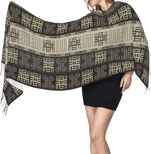 Miniatura 3 de Bufandas para mujer, bufanda de cachemira con flecos, chal cálido de invierno para vestidos de noche, regalos de boda, dama de honor