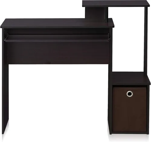 Miniatura 17 de Furinno Econ Escritorio multiusos para oficina en casa, color negro/marrón