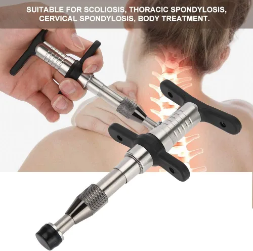 Miniatura 6 de Máquina de corrección de columna vertebral, Quiropráctico Espinal Masajeador Corrección Masajeador Pistola de Corrección de Columna Herramientas