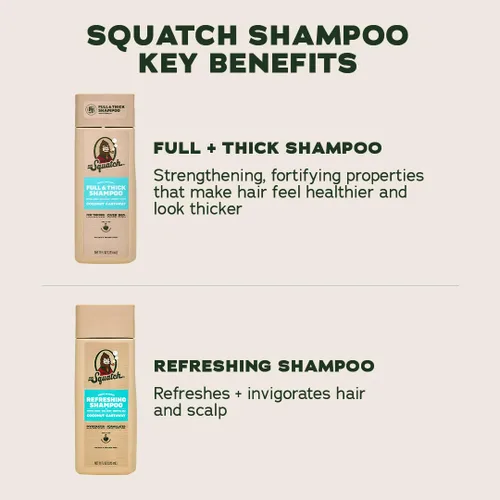 Miniatura 6 de Dr. Squatch Juego de champú y acondicionador completo + grueso para hombre, para un cabello más completo y más grueso, champú y acondicionador