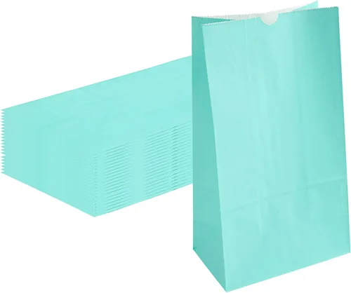 Miniatura 57 de Restaurantware Bag Tek - Bolsas de papel de 2 libras, 100 bolsas de almuerzo desechables, pequeñas para almuerzos, sándwiches y aperitivos, bolsas