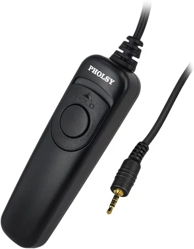 PHOLSY Cable de liberación de cable de control remoto P6 para Panasonic S5, S1H, S1RM, S1R, S1M, S1, G95, G91, FZ10002, G9, GH5, G85, G81, GX8, GX7,