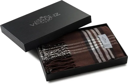 Miniatura 34 de Veronz - Bufanda clásica de invierno muy suave de aspecto lujoso y sensación de cachemira con caja de regalo