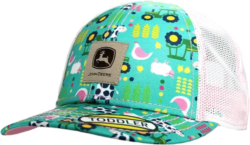 John Deere Gorra de animales de granja y tractores color turquesa talla única Turquesa One Size-X-Large
