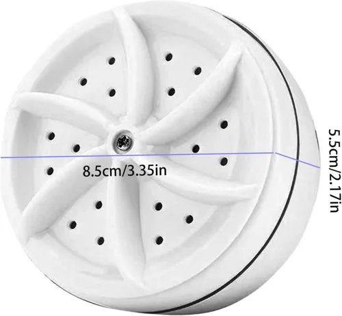 Miniatura 7 de Lavadora portátil de succión fuerte Mini lavadora Turbo IPX7 Impermeable Turbo Lavadora Auto Off Mini lavandería con luz azul para limpiar