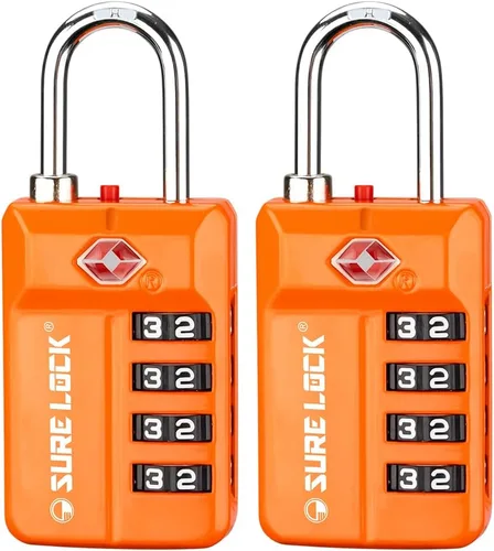 Candados para equipaje de viaje aprobados por TSA, cerradura de combinación con alerta de apertura para taquilla de escuela, oficina y gimnasio,