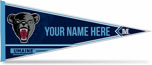Miniatura 117 de Rico Industries NCAA Air Force Academy Falcons – AF estándar personalizado – Banderín de fieltro suave personalizado de 12 x 30 pulgadas – EZ