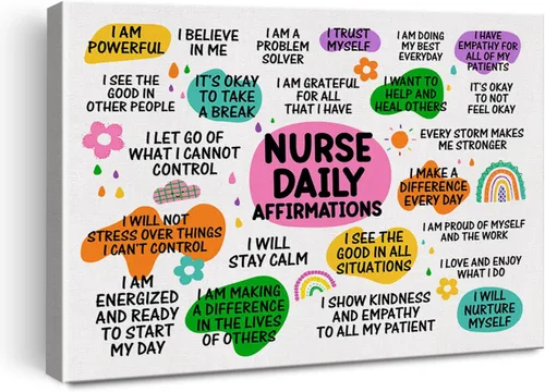 Miniatura 7 de Hijie Póster de Lienzo de Arte de Pared de Salud Mental de Terapia de Oficina para Decoración - Arte de Pared de Impresión en Lienzo Motivacional La