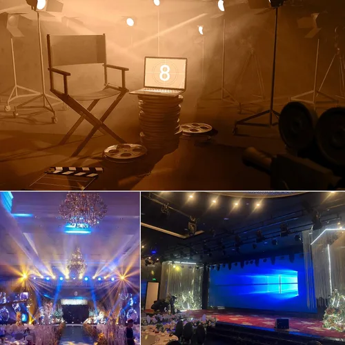 Miniatura 7 de BETOPPER Luces de escenario, focos LED COB de 200 W, luz par LED blanca cálida y fría, luces DMX/maestro-esclavo, iluminación de foco/Fresnel