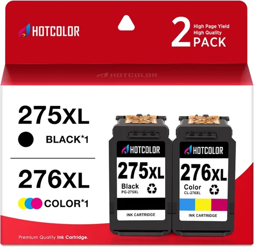 Tinta de impresora 275 276 XL de repuesto para cartuchos de tinta Canon 275 y 276 XL PG-275XL CL-276XL para Canon PIXMA TS3522 TS3520 TR4720 TR4700