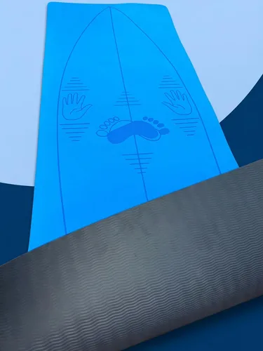 Miniatura 6 de Esterilla de entrenamiento profesional para postura de surf y pop-up – Esterilla de yoga de surf para práctica de postura de surf, posicionamiento