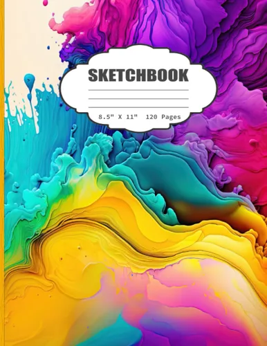Sketchbook: Blank Sketch Book for Kids, Adults, Artist Notebook/Journal for Drawing, Writing, Sketching or Doodling, Blank Paper, 120 Blank Pages,