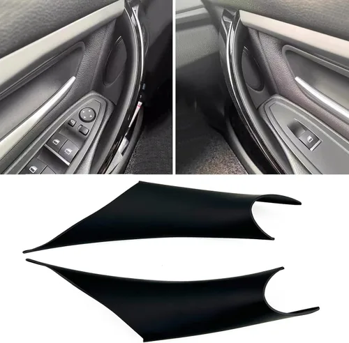 Miniatura 11 de Cubierta para manija de puerta de automóvil izquierda y derecha, Cubiertas Decorativas Protectoras para Manijas de Tirador Interior de Puerta