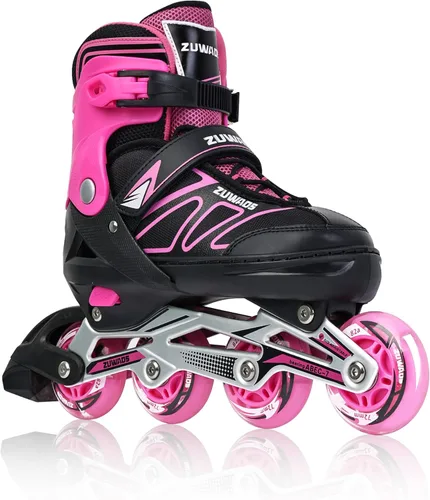 Patines en línea ajustables para niños y niñas, patines en línea para niños, patines principiantes para niñas, hombres y mujeres al aire libre 3#