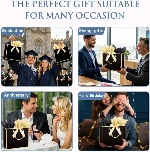 Miniatura 5 de Ethhqu Bolsas de regalo grandes con asas