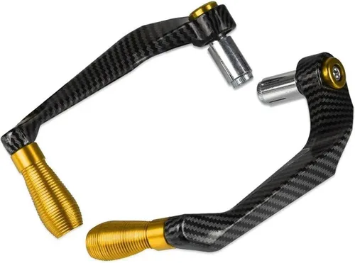 Para Ducati Scrambler 400 800 1100 Scrambler Cafe Racer Classic Manillar Puños Extremo Freno Embrague Palanca Protección (Color Oro)