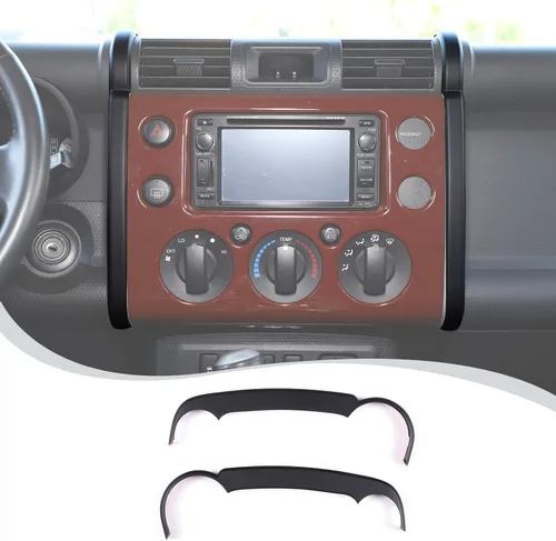 Miniatura 11 de Tira lateral de navegación de consola central de ABS para automóvil para Toyota FJ Cruiser 2007-2021, cubierta de tira decorativa lateral