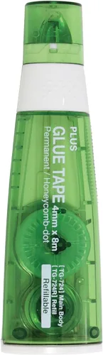 Miniatura 2 de Plus Corporation Cinta adhesiva Tg-724R - Adhesivo de 3/16 pulgadas de ancho, paquete de 4 (60-382)
