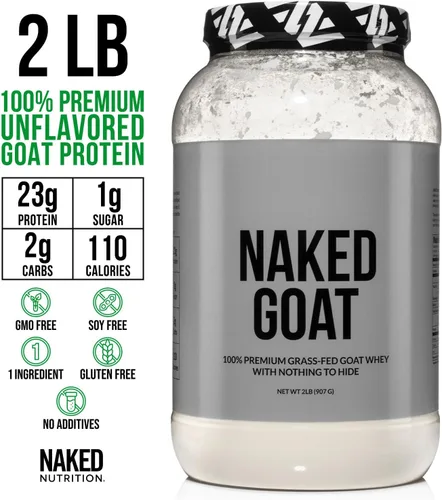 Miniatura 3 de 100 % polvo de suero desnaturalizado de proteína de leche de cabra alimentada con pasto., 1