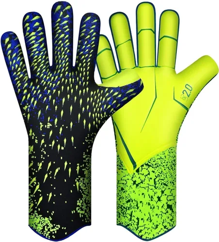 Miniatura 15 de Guantes de Portero de Fútbol, Guantes de Portero de Fútbol con Agarre Definitivo con Tallas 6/7/8/9/10, Agarre Fuerte, Fútbol Americano para Negro