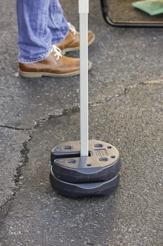 Miniatura 10 de US Weight Juego de 4 Pesas para Toldo de 20 Libras con Diseño Anti-Pellizco - Fácil Instalación y Remoción para Asegurar Tiendas de Campaña, Toldos
