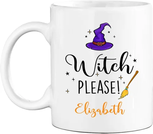 Miniatura 23 de Taza de café blanca personalizada de Halloween Besties, Besties Forever y 3 tazas de café Boo de 11 onzas y 15 onzas, bonita taza de cerámica Boo