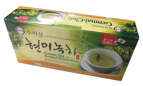 Miniatura 3 de Surasang - Té coreano (té verde con arroz integral tostado, 1 paquete)