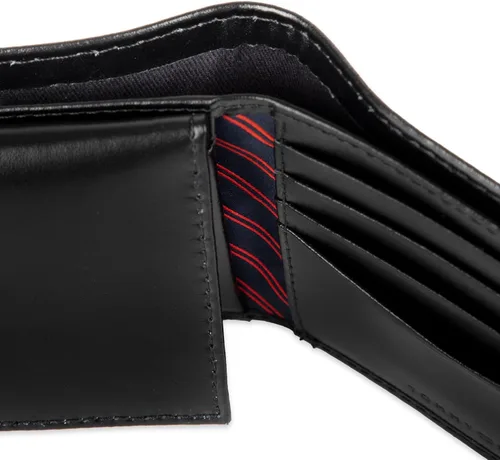 Miniatura 7 de Tommy Hilfiger Billetera plegable clásica para hombre con ventana de identificación y múltiples ranuras para tarjetas