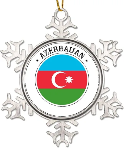 Miniatura 7 de Bandera de Albania, adorno de Navidad para niños, bandera nacional, silueta de Albania, decoración de árbol de Navidad, adornos de Navidad de metal