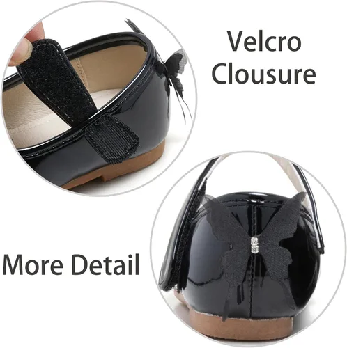 Miniatura 6 de ESTINE Mary Jane - Zapatos planos de ballet para niñas pequeñas y niñas pequeñas