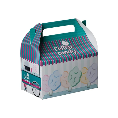 Miniatura 11 de Hammont Cajas de papel (10 unidades) - Cajas de galletas para regalos de fiesta, bonitos diseños, perfectas para fiestas y celebraciones, 6.25 x