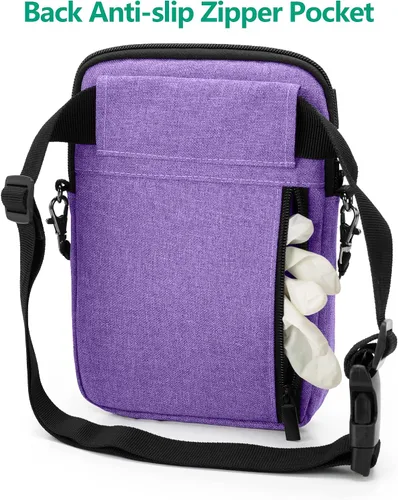 Miniatura 5 de Trunab Riñonera con soporte para cinta y bolsillos para equipo médico, bolsa de almacenamiento de cintura con correa ajustable para la cintura