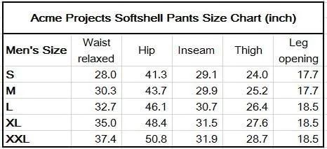 Miniatura 6 de Acme Projects - Pantalones de forro polar (100% impermeable, transpirable, 314.961in105.82oz)