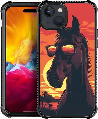 Miniatura 67 de CARLOCA Funda para iPhone XR, diseño de jirafa de cristal, ultra protección, a prueba de golpes, silicona suave TPU antideslizante para iPhone XR