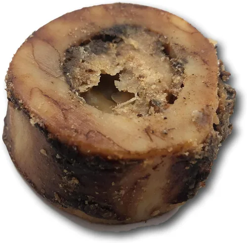 Miniatura 7 de Top Dog Chews - Huesos de perro con médula ósea, fabricados en los Estados Unidos, (6 rebanadas), fémur de ternera, masticables de larga duración