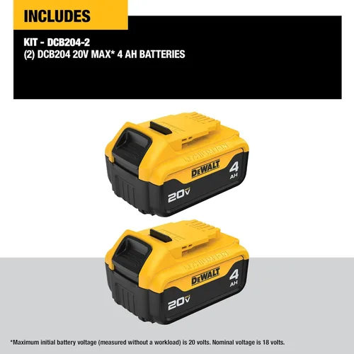Miniatura 3 de DeWalt DCB204- 2 20 V max Premium XR Li-Ion, 2