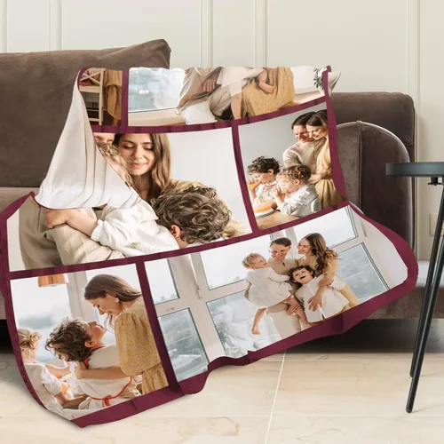 Miniatura 80 de Manta personalizada con foto/texto, manta con imagen personalizada, regalos de amor, regalos personalizados para parejas para novio, novia, esposa