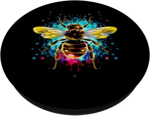 Miniatura 2 de Bumblebee Fligendes Insect Wilderness Colorful Wildlife Inse PopSockets Standard PopGrip