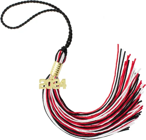 Miniatura 240 de Borla de graduación Aqua 2022, todos los colores escolares disponibles, fabricada en Estados Unidos