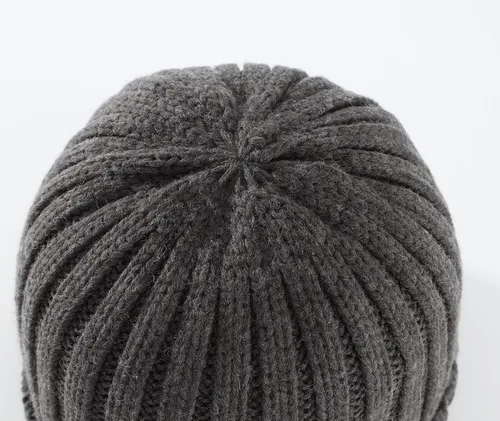 Miniatura 5 de Home Prefer Gorro de invierno para hombre, gorro de punto de vellón, gorro cálido para hombre y mujer
