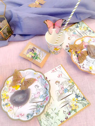 Miniatura 2 de Talking Tables Servilleta de mariposa de hadas (TSFAIRY-SERVILLETA)