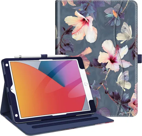 Miniatura 26 de Fintie - Funda para iPad de 9ª / 8ª / 7ª generación (2021/2020/2019) de 10.2 pulgadas - [Protección de esquinas] Funda con soporte de visualización