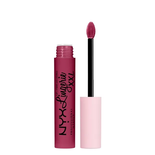Miniatura 27 de NYX PROFESSIONAL MAKEUP Lip Lingerie XXL Lápiz Labial Líquido Mate - Candela Babe (Warm Rose Nude)