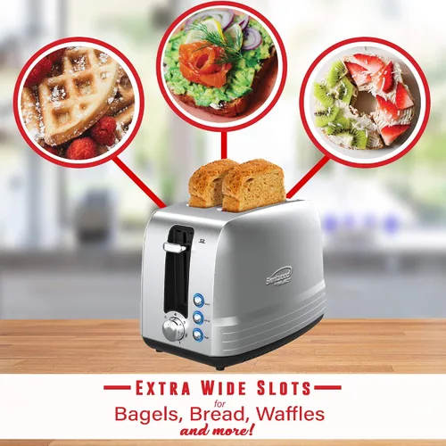 Miniatura 4 de Brentwood Electrodomésticos TS-227S Tostadora, cocina residencial, Plata