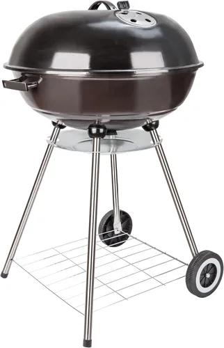 Miniatura 7 de Parrilla de carbón portátil de 18 pulgadas – Parrilla BBQ redonda de alta resistencia con tazón de parrilla engrosado, resistente con 4 patas