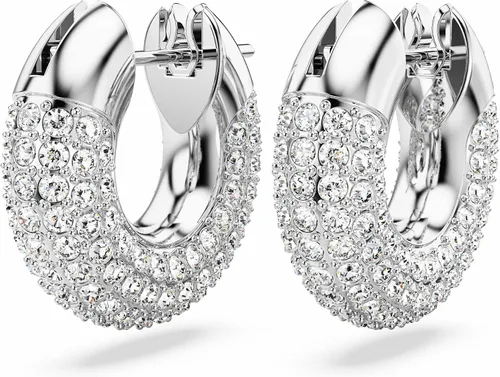 Miniatura 3 de Swarovski Colección de joyas de pendientes de aro con pavé de cristal Dextera